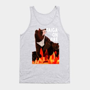 Taiga on fire #3 Tank Top